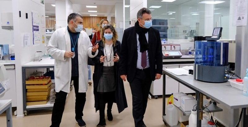 Imatge de la visita al Laboratori. 9 de març del 2023. Salt. Autoria: Ddgi