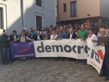 Treballadors de la Diputació i els seus organismes autònoms es manifesten a favor del referèndum