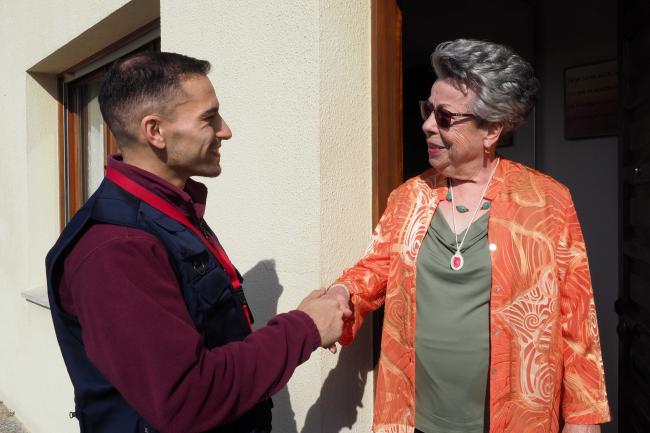 Visita a domicili del Selvei Local de Teleassistència de la Diputació de Girona