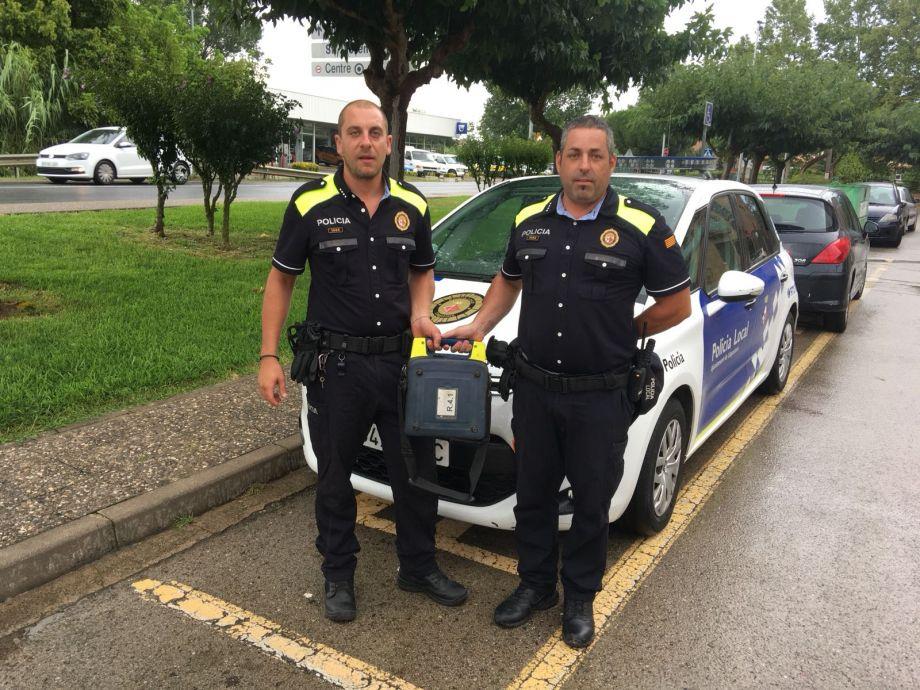Agents de la Policia Local de Llagostera