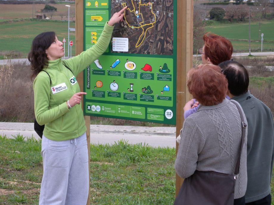 Sessió de dinamització de la Xarxa d'Itineraris Saludables de Riudellots de la Selva