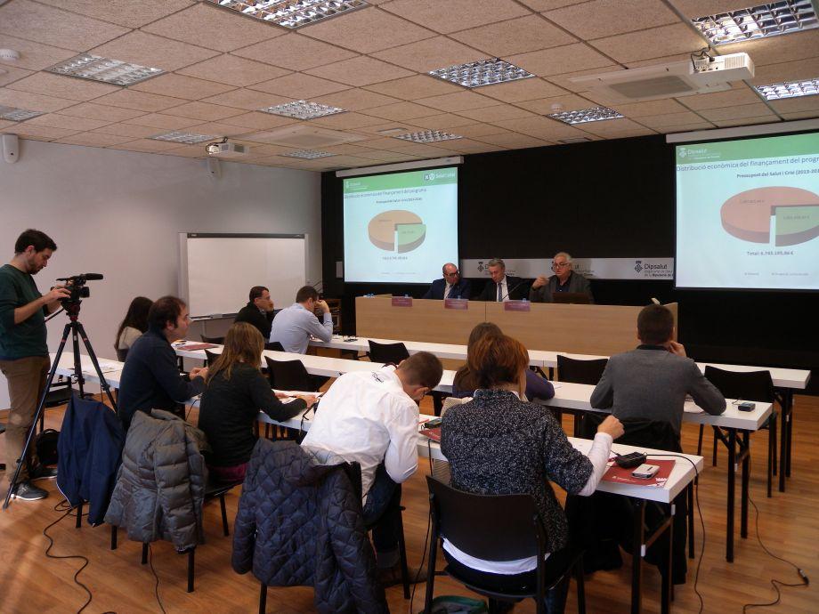 Roda de premsa per analitzar els resultats d'ocupació remunerada del Salut i Crisi