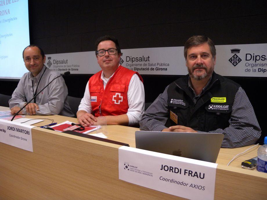 D'esquerra a dreta, Jordi Ruiz, Jordi Martori i Jordi Frau