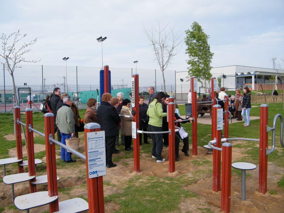 Sessió de dinamització del Parc Urbà de Salut de Celrà