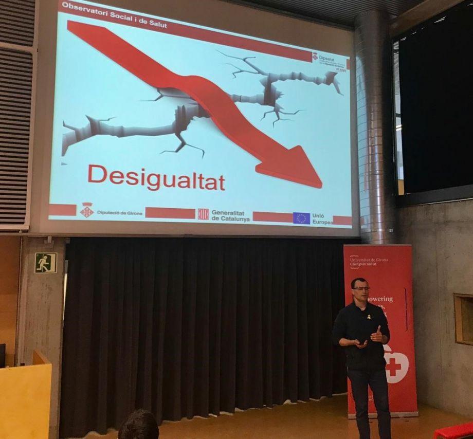 Expliquem el projecte de l'Observatori en la jornada de presentació del Campus Salut