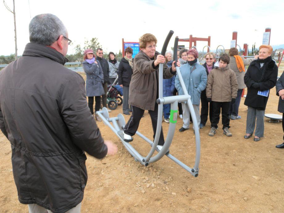sessió de dinamització del Parc Urbà de Salut de Vilajuïga