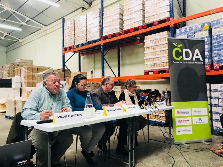 Imatge de la presentació de la Memòria 2018 dels centres de distribució d'aliments celebrada a Salt aquest 23 de maig de 2019