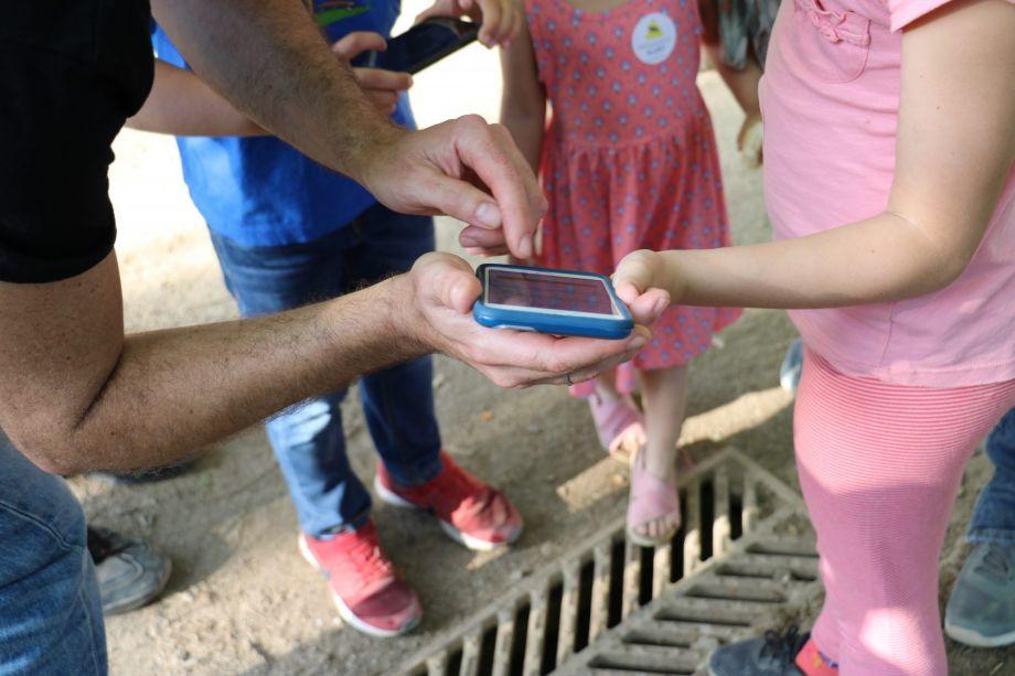 Participants utilitzant l’app. Mosquito Alert CC-BY