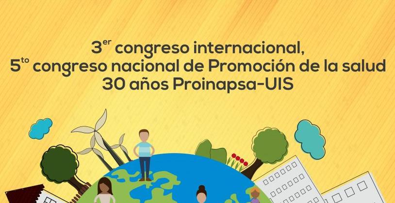Cartell promocional del congrés internacional de Promoció de la Salut