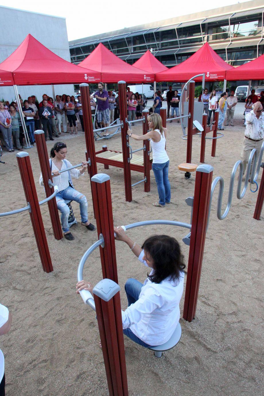 prototip de Parc Urbà de Salut instal·lat a la seu de Dipsalut