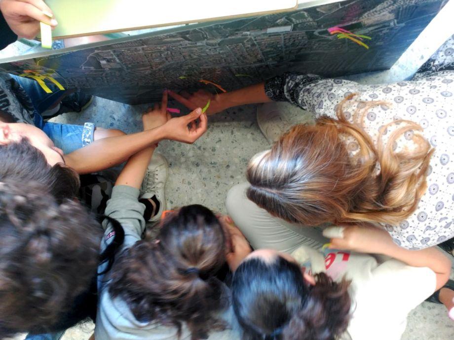 Sessió de treball amb nois i noies de Torroella de Montgrí