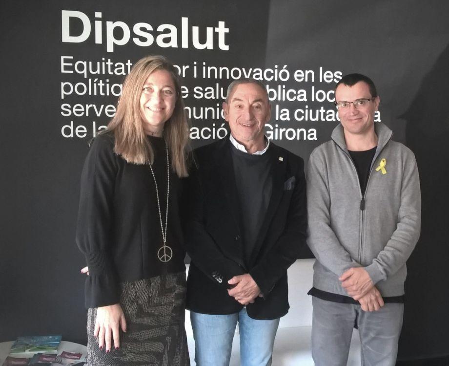 El degà de la Facultat de Medicina de la UdG visita Dipsalut