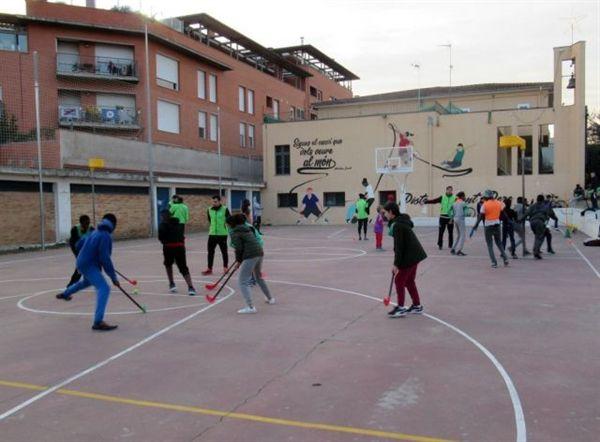 Fotografia d'una de les activitats incloses al projecte Barris 10. Font: Consell Comarcal Pla de l'Estany