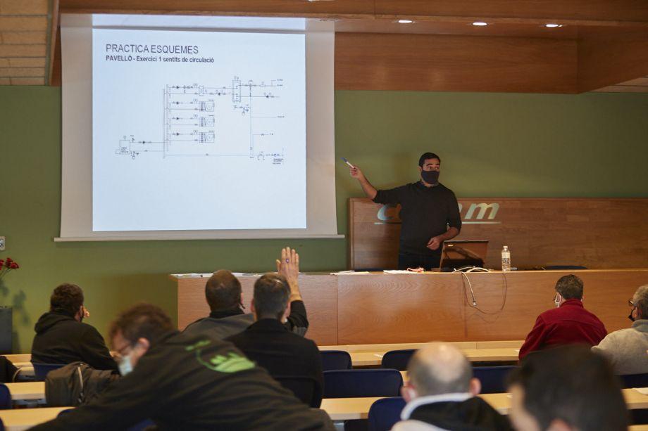 Imatge d'un dels cursos de control de legionel·la celebrats el 2021