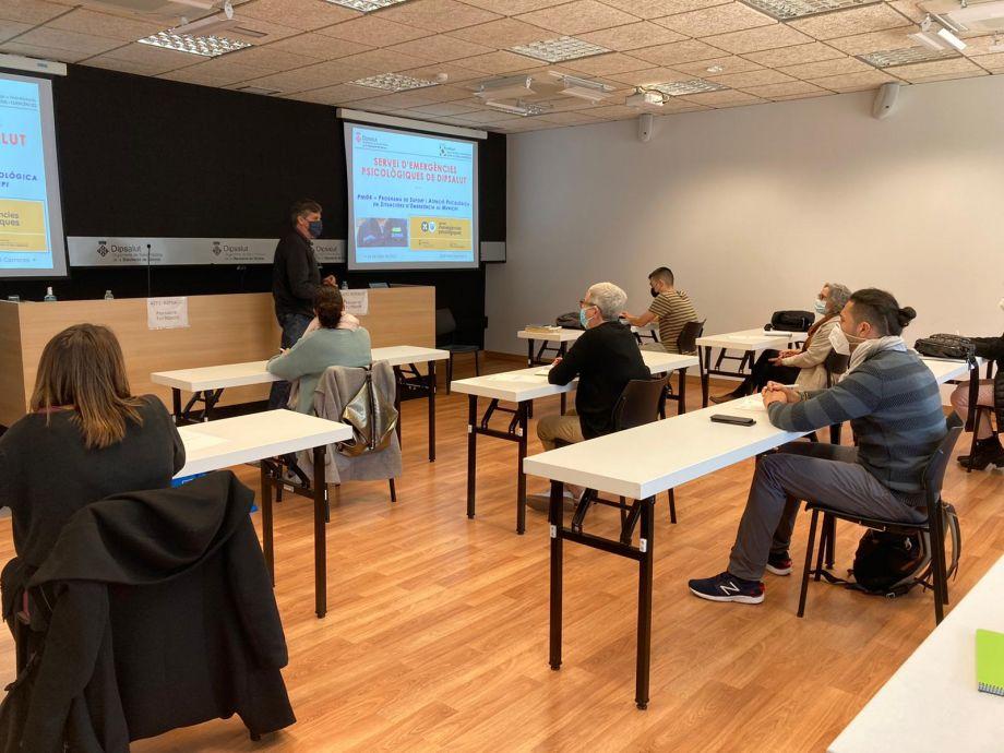 Fotografia d'un dels cursos de suport psicològic dut a terme a Girona aquest 2021