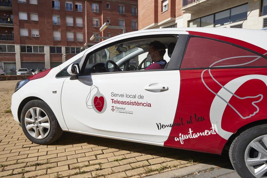 Fotografia d'un dels cotxes de la teleassistència