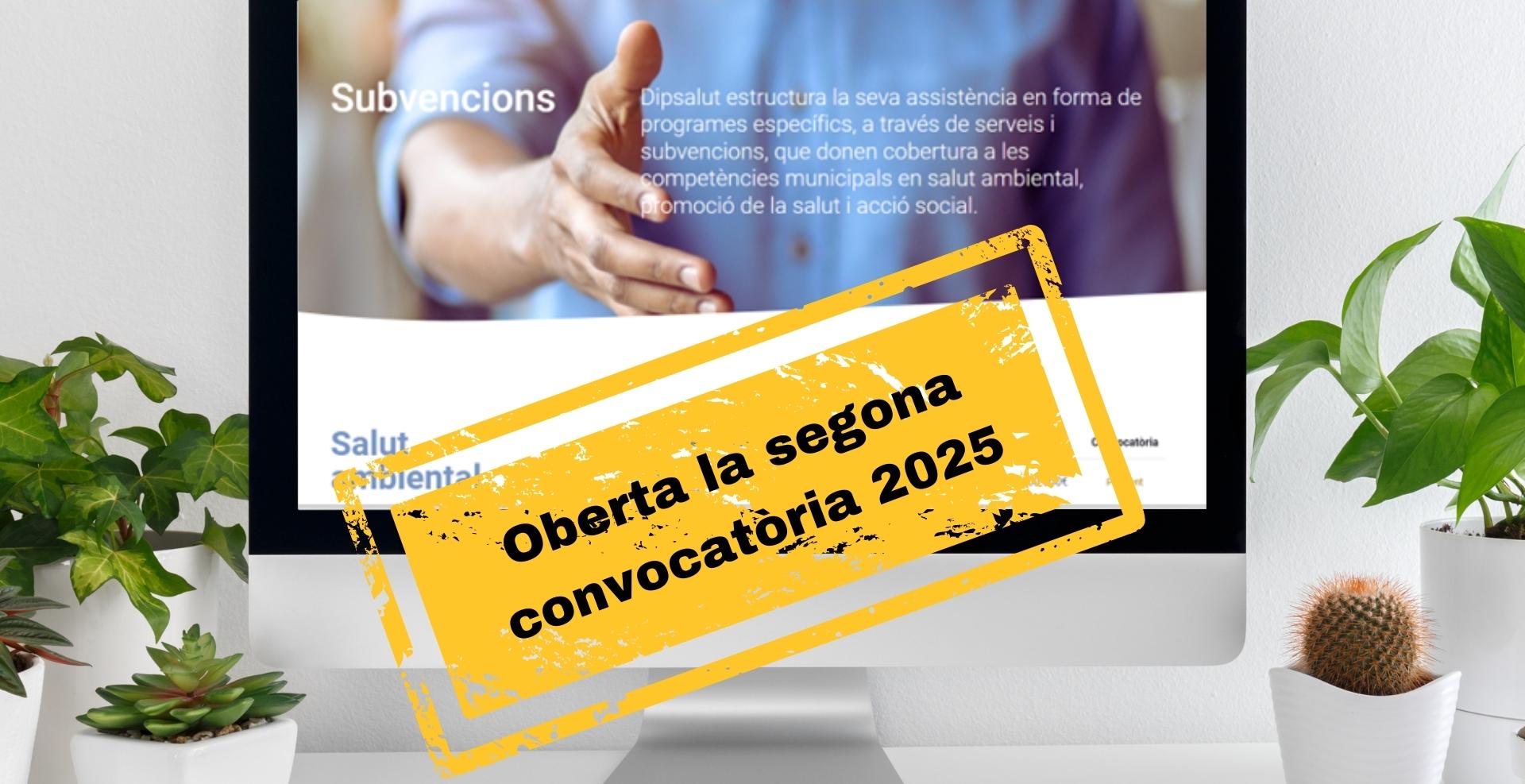 Oberta la segona convocatòria de subvencions 2025 de Dipsalut